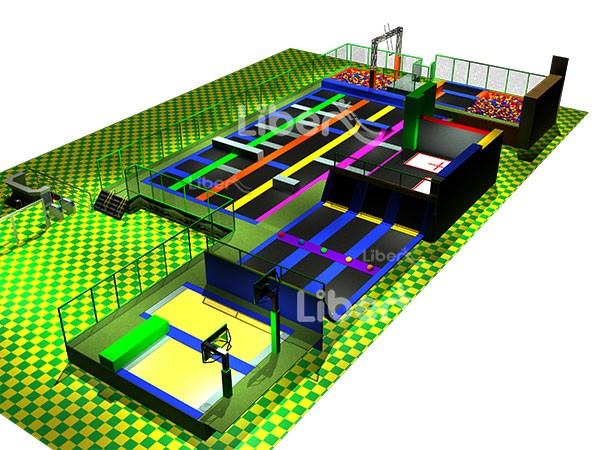 China Popular According to Building Size Trampoline Park Manufacturer